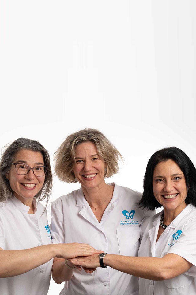 Inés Ramírez García, Stéphanie Kauffmann y Laia Blanco Ratto