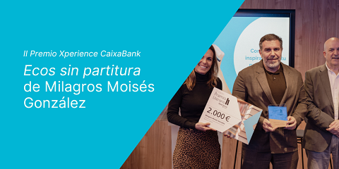 Milagros Mois&eacute;s Gonz&aacute;lez, ganador del II Premio Literario Xperience CaixaBank
