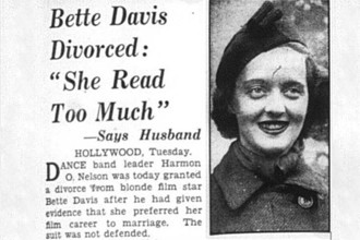 Bette Davies se divorcia: 